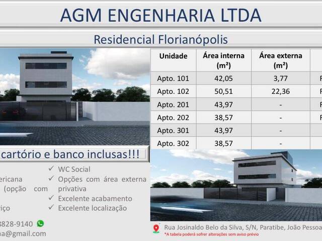 #571 - Apartamento para Venda em João Pessoa - PB - 2